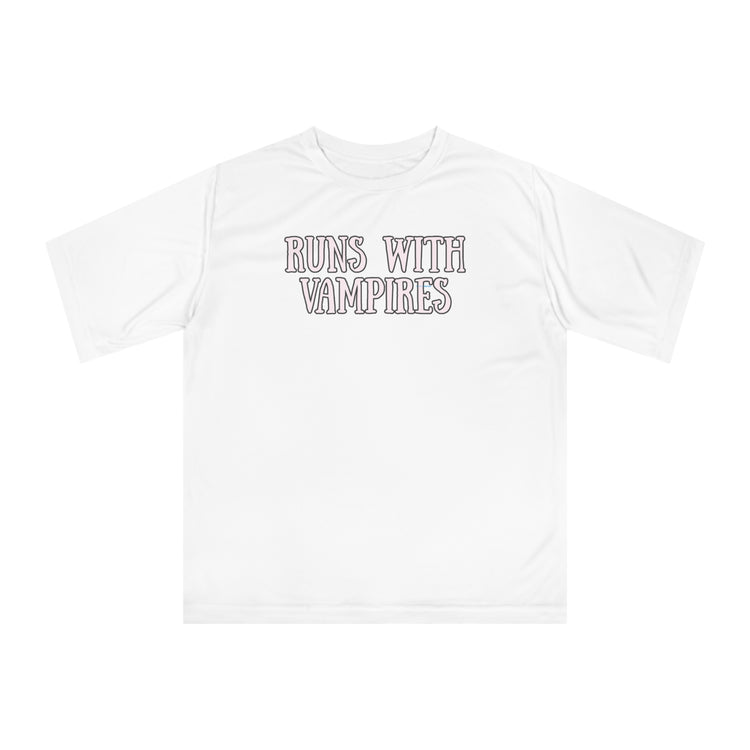 Runs With Vampires Performance T-shirt - Fandom-Made