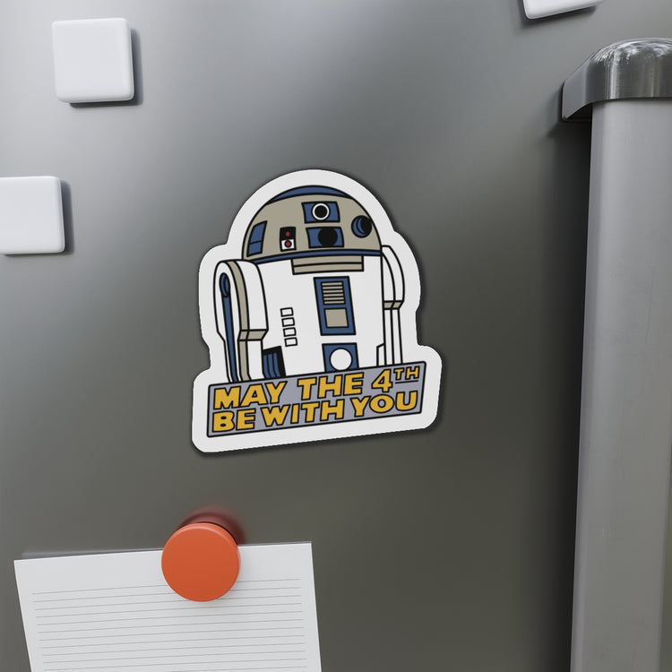 May The 4th Be With R2D2 Die-Cut Magnet