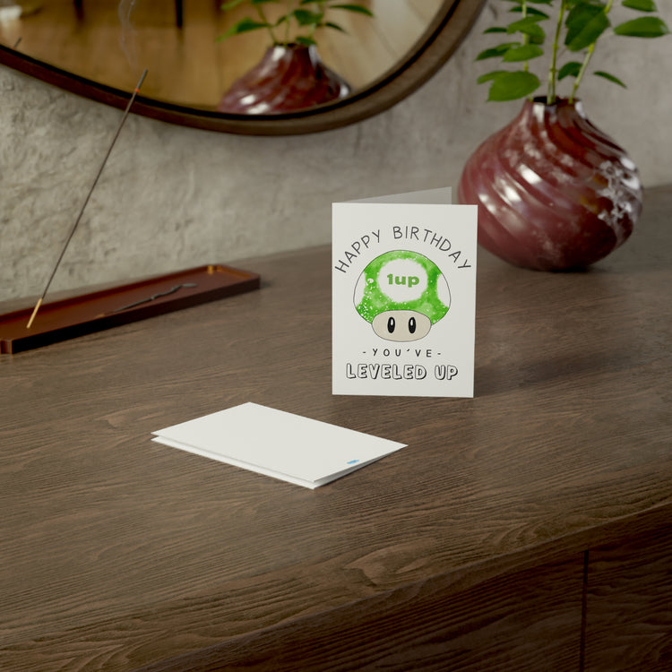Leveled Up Birthday Card - Fandom-Made