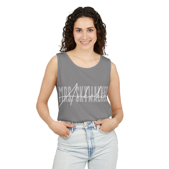 Mrs. Anakin Skywalker Unisex Garment-Dyed Tank Top - Fandom-Made