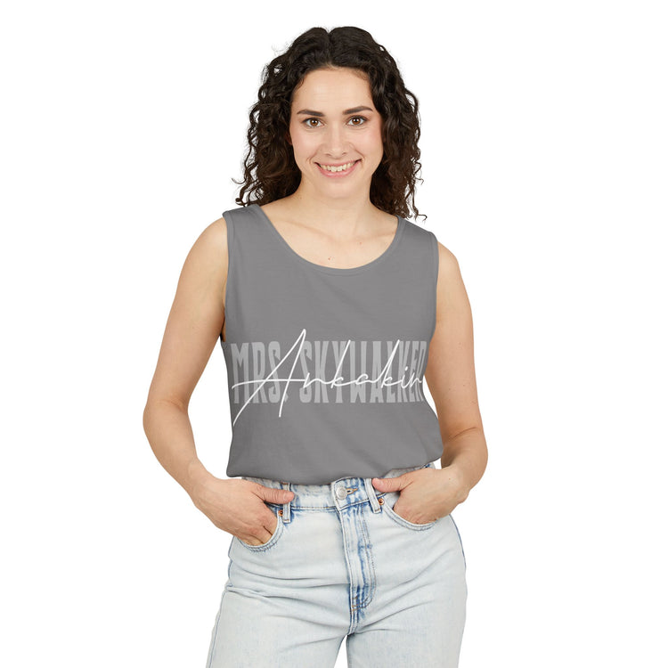Mrs. Anakin Skywalker Unisex Garment-Dyed Tank Top - Fandom-Made