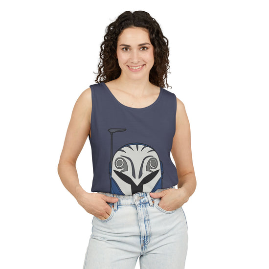 Bo Katan Helmet Unisex Tank Top - Fandom-Made