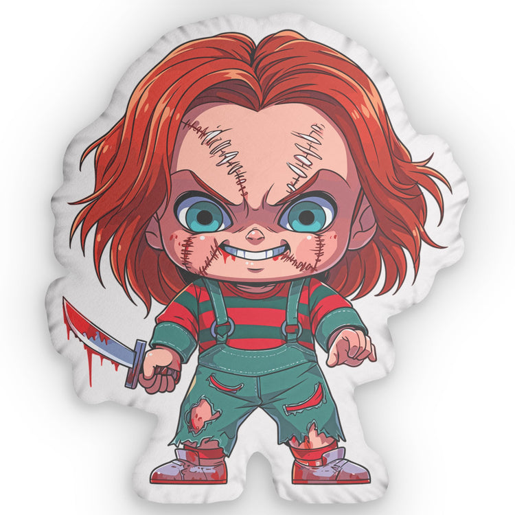 Chucky-Shaped Pillow