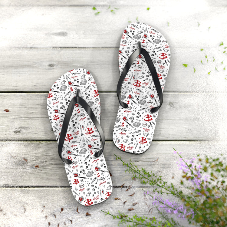 Buffy All-Over Print Flip Flops - Fandom-Made