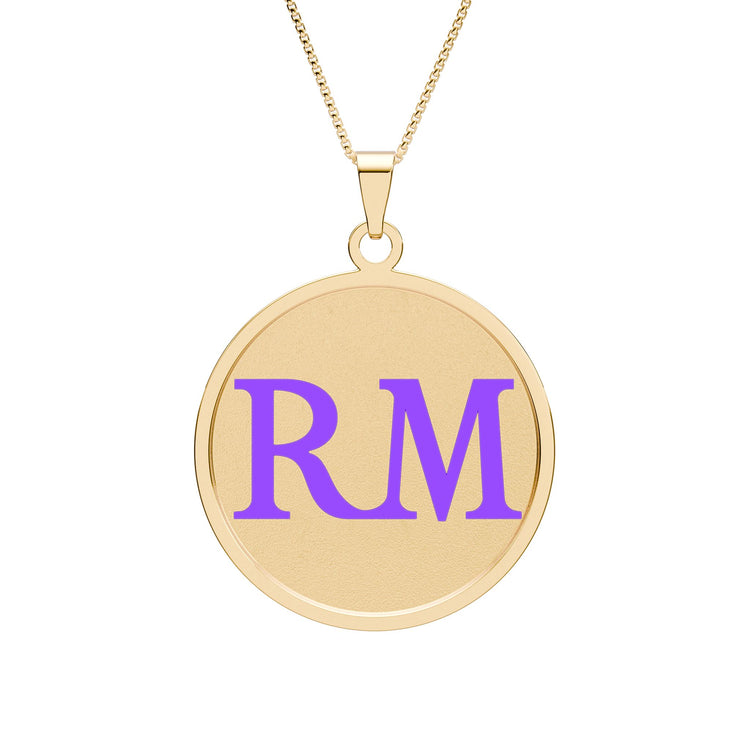 RM Round Photo Pendant