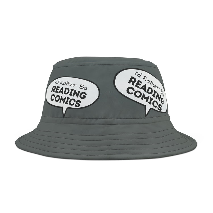 I'd Rather Be Reading Comics Bucket Hat - Fandom-Made