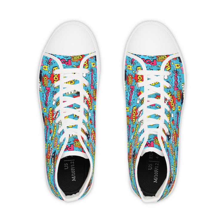 Comic Sounds Men’s High-Top Sneakers