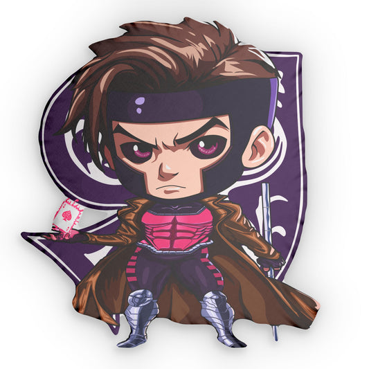 Gambit-Shaped Pillow - Fandom-Made