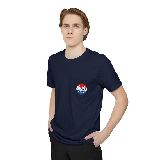 Loki For President Unisex Pocket T-shirt - Fandom-Made