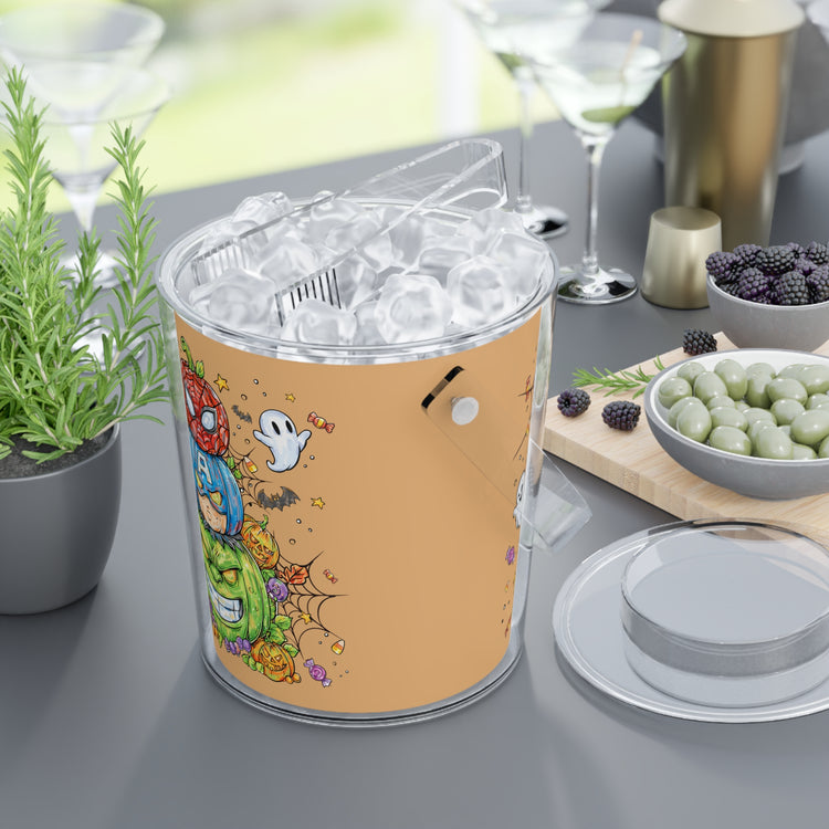 Super Halloween Ice Bucket with Tongs