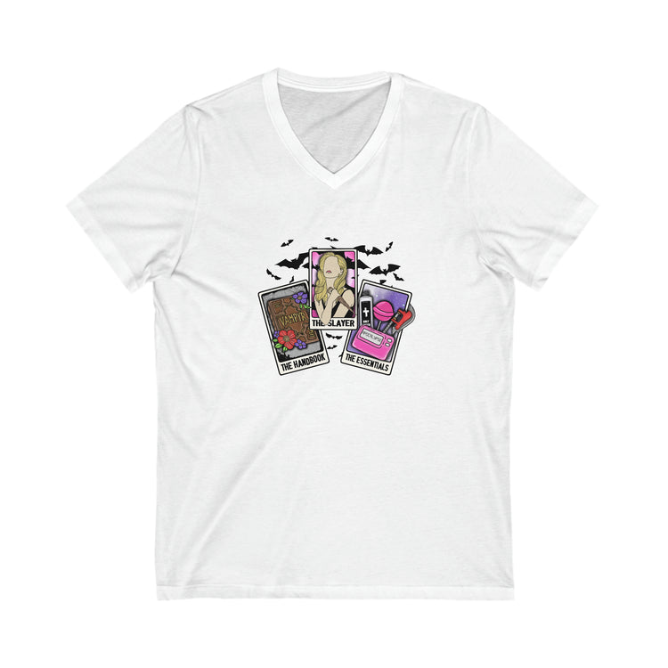 Buffy Tarot Cards V-Neck Tee - Fandom-Made