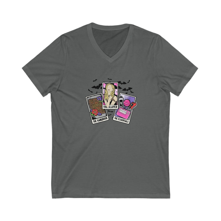 Buffy Tarot Cards V-Neck Tee - Fandom-Made