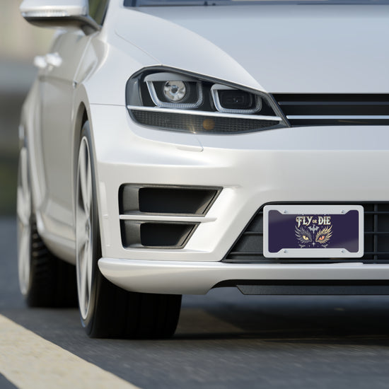 Fly Or Die Vanity Plate - Fandom-Made