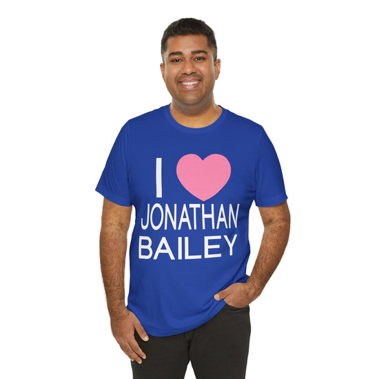 I Love Jonathan Bailey Unisex T-Shirt - Fandom-Made