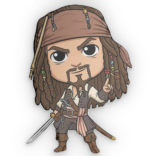 Captain Jack-Shaped Pillow - Fandom-Made