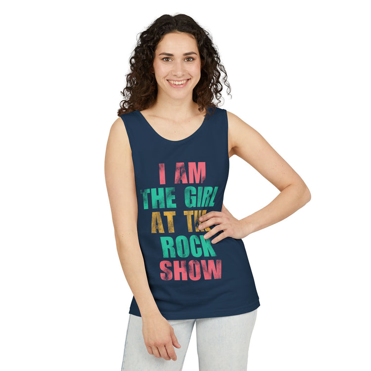 Girl At The Rock Show Tank Top