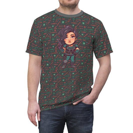 Cara Dune All-Over Print Unisex Cut & Sew Tee - Fandom-Made