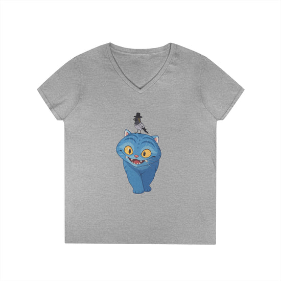 Did I Do That Ladies' V-Neck Tee - Fandom-Made