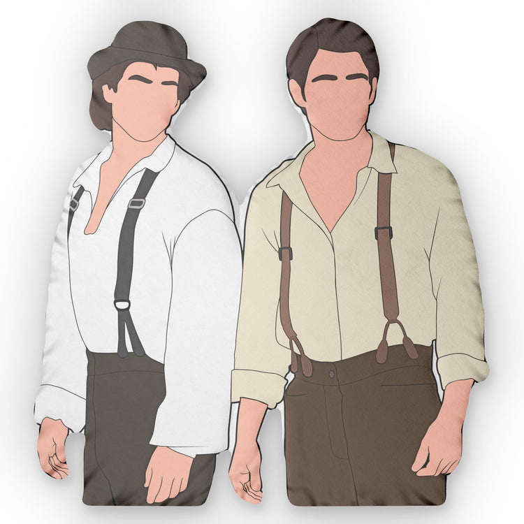Salvatore Brothers of 1864-Shaped Pillow - Fandom-Made