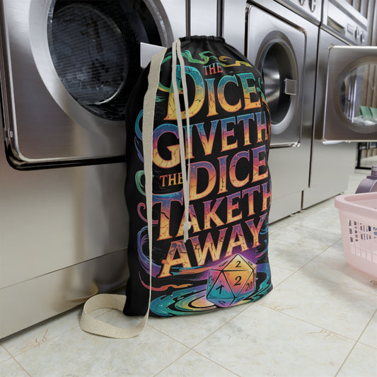 Dice Giveth Laundry Bag