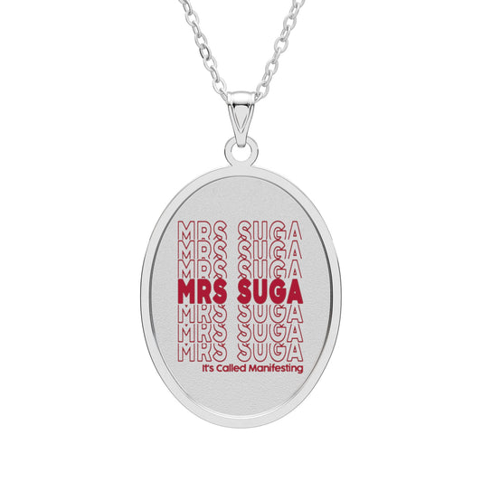 Mrs. Suga Oval Pendant