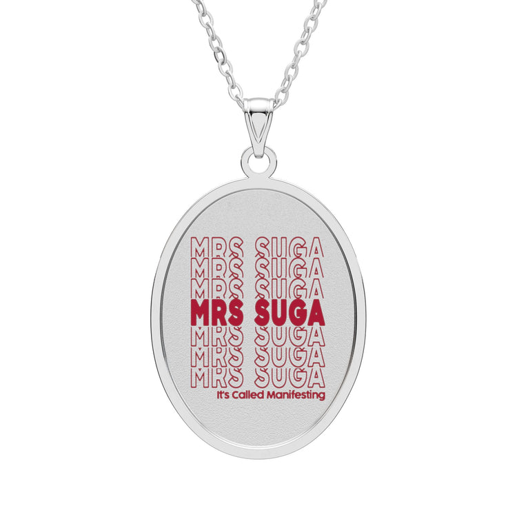 Mrs. Suga Oval Pendant