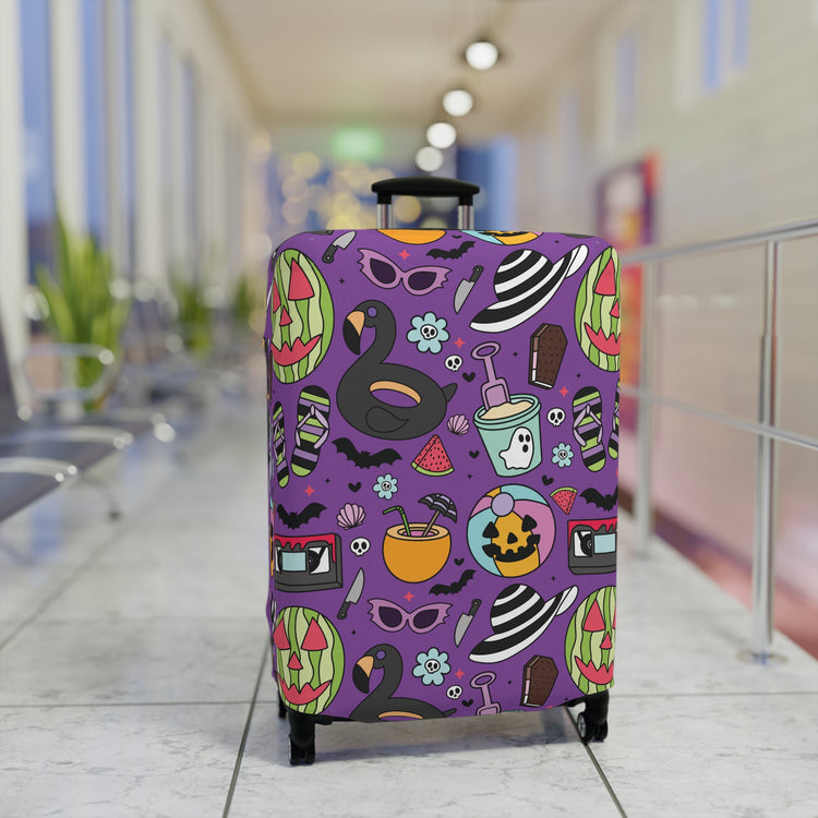 Summerween Vibes Luggage Cover