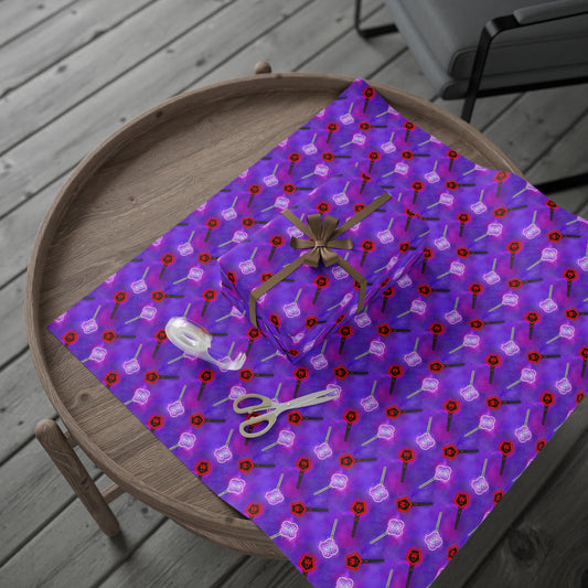 Light Sticks Wrapping Paper