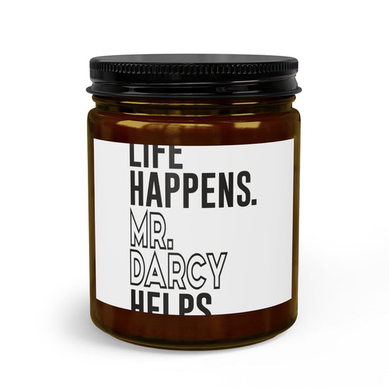 Life Happens Mr. Darcy Helps Candle Set - Fandom-Made