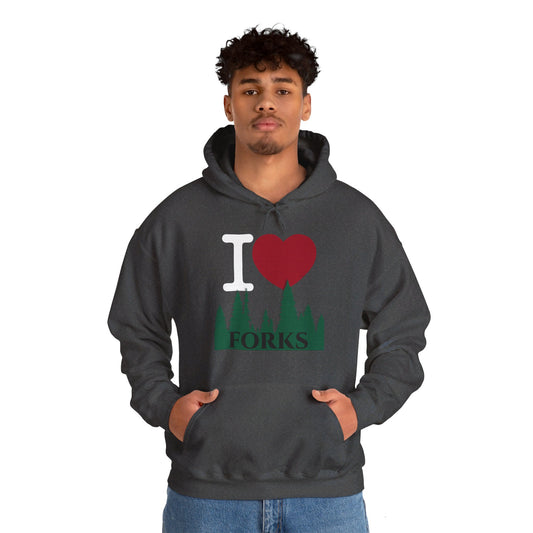 I Love Forks Hoodie