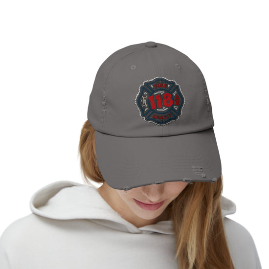 118 Dispatch Squad Distressed Cap - Fandom-Made