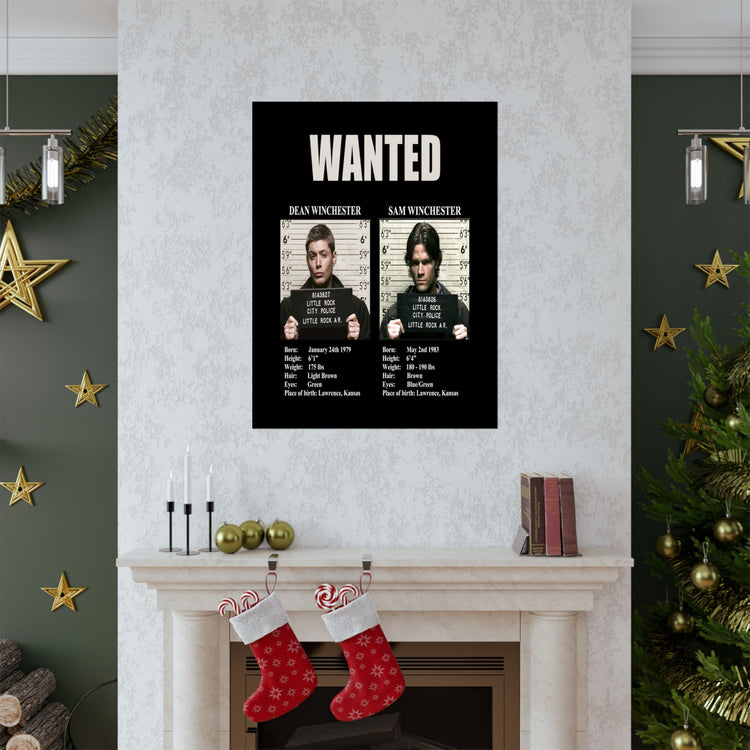 Winchesters Wanted Poster