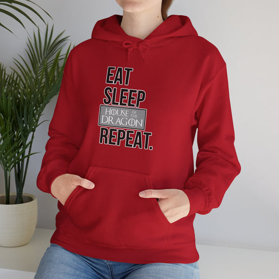 Eat Sleep House of the Dragon Unisex Hoodie - Fandom-Made