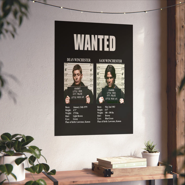 Winchesters Wanted Poster