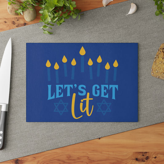 Let's Get Lit Cutting Board