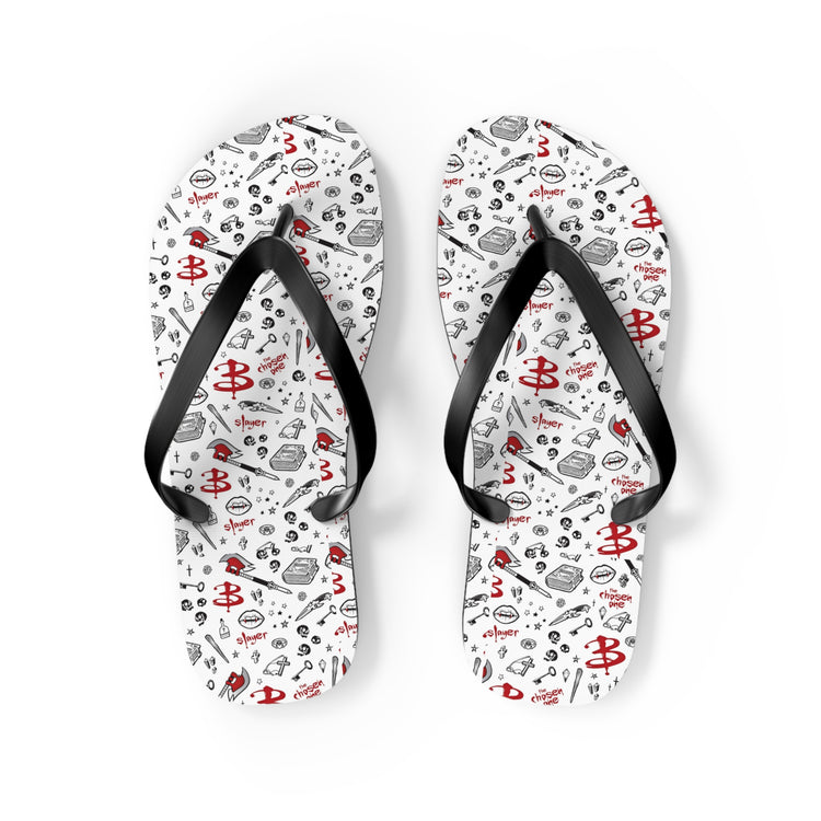 Buffy All-Over Print Flip Flops - Fandom-Made