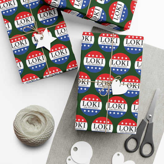Loki For President Gift Wrap Papers - Fandom-Made