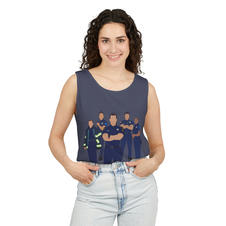 9-1-1 Group Tank Top