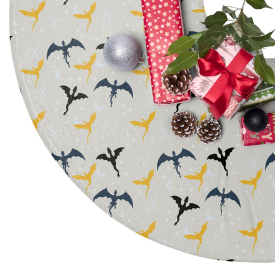 Fourth Wing Christmas Tree Skirt - Fandom-Made