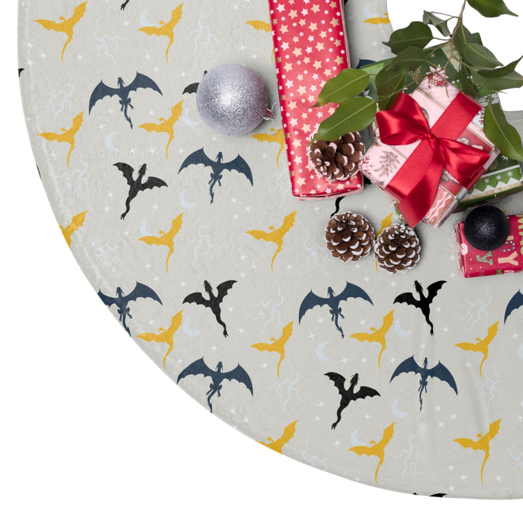 Fourth Wing Christmas Tree Skirt - Fandom-Made