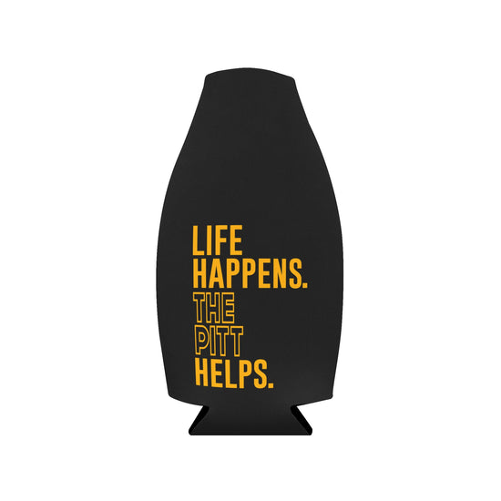 Life Happens The Pitt Helps Zip-Up Bottle Cooler Sleeve - Fandom-Made