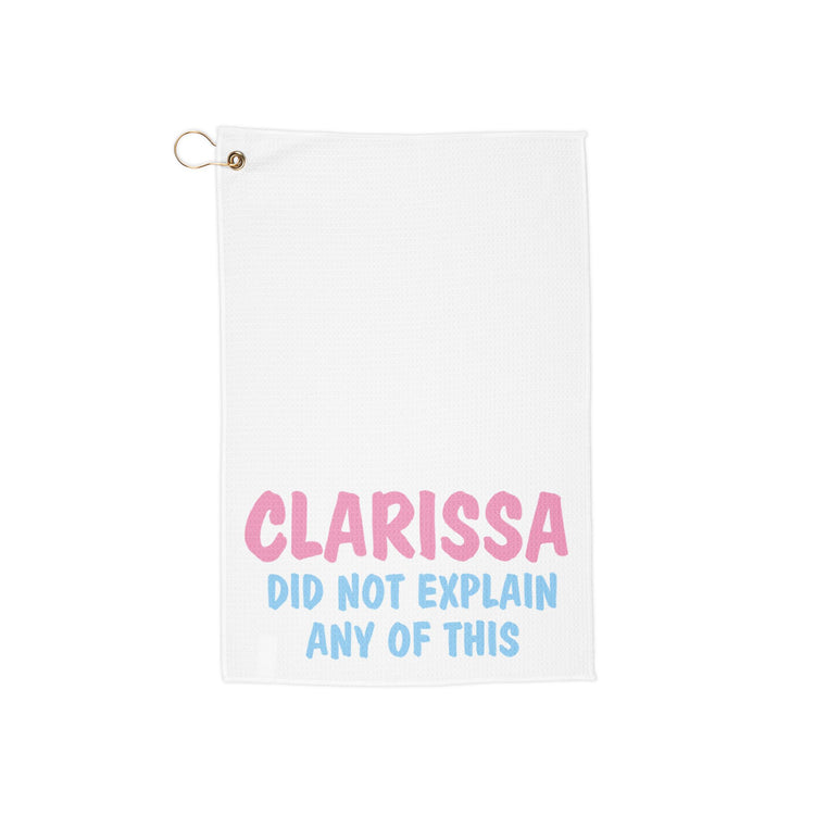 Clarissa Didn't Explain It All Golf Towel - Fandom-Made