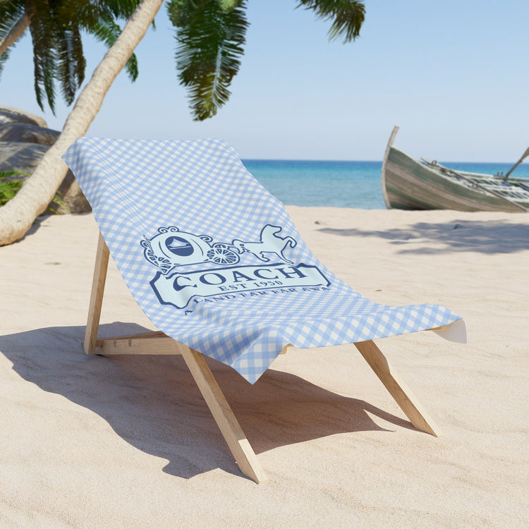 Cinderella Coach Beach Towel