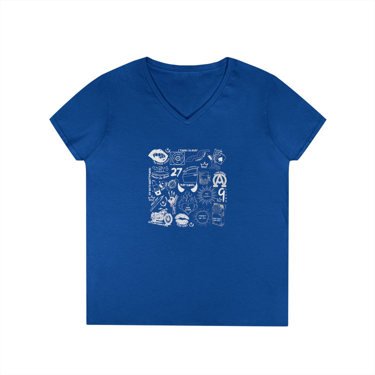MGK Songs Ladies' V-Neck Tee