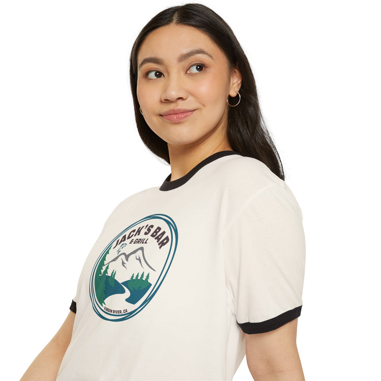 Jack's Bar & Grill Ringer T-Shirt - Fandom-Made