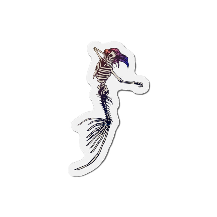 Mermaid Skeleton Die-Cut Magnets - Fandom-Made