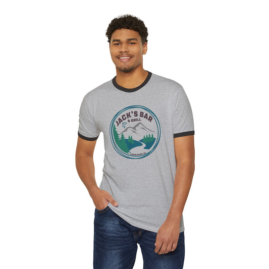 Jack's Bar & Grill Ringer T-Shirt - Fandom-Made