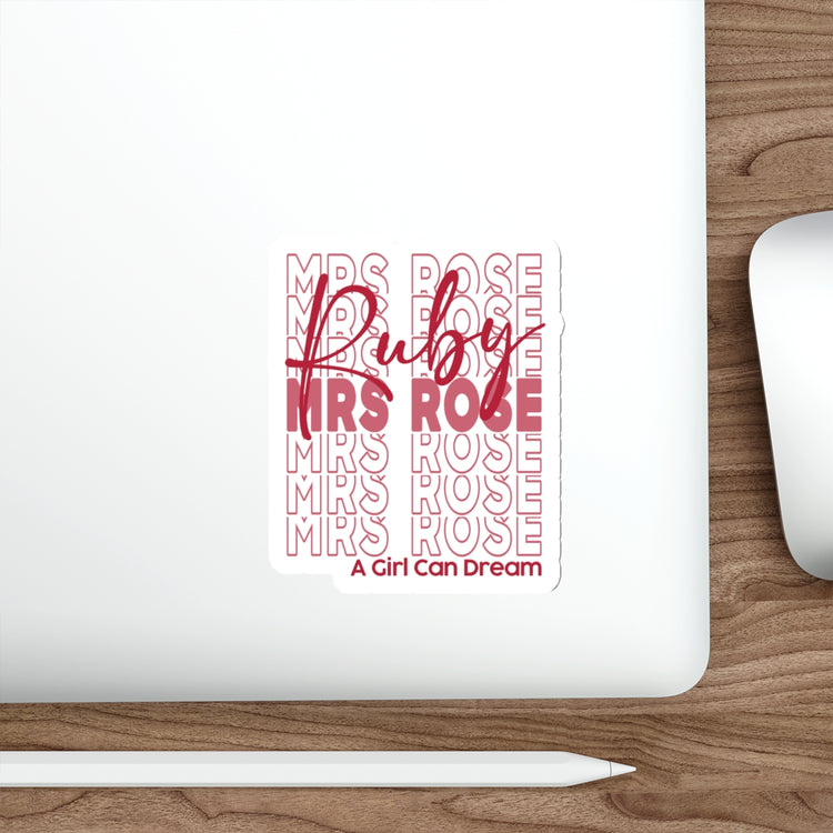Mrs. Rose Die-Cut Sticker