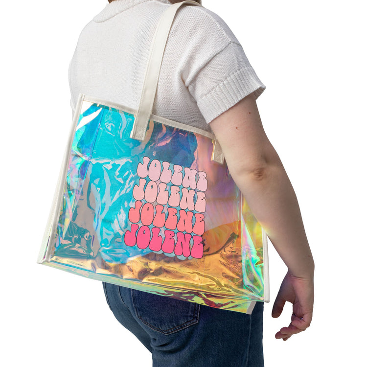 Jolene Holographic Tote Bag - Fandom-Made
