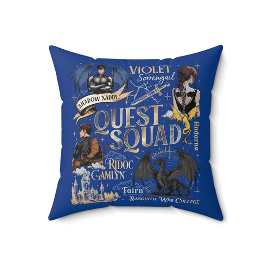 Quest Squad Square Pillow - Fandom-Made